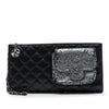 Chanel Metallic and Quilted Lambskin Mineral Nights Pochette Wristlet Secondhand