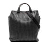 Bottega Veneta Nappa Intrecciato Vertical Convertible Satchel Secondhand