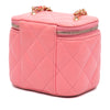 Secondhand Chanel Mini Quilted Lambskin Pearl Crush Vanity Case With Chain
