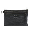 Balenciaga Lambskin Motocross Classic Clip Clutch M Secondhand