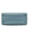 Dior Medium Denim Cannage Acrylic Handles Lady Dior Secondhand