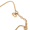 Dior Gold Plated CD Logo Twisted Round Pendant Necklace Secondhand