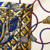 Hermès Les Tambours Silk Scarf 90 Secondhand