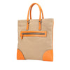 Prada Cinghiale Trimmed Canapa Tote Secondhand