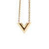 Secondhand Louis Vuitton Gold Plated Essential V Necklace