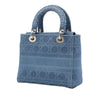Dior Medium Embroidered Canvas Cannage Lady D Lite Secondhand