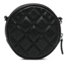 Chanel CC Quilted Caviar Round Clutch With Chain Secondhand
