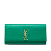 Saint Laurent Smooth Leather Cassandre Clutch Secondhand