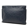 LOEWE Embossed Anagram Leather Repeat T Clutch Secondhand