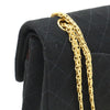Chanel Medium Classic Jersey Bijoux Chain Double Flap Secondhand