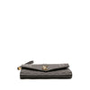 Saint Laurent Grain De Poudre Triquilt Monogram Envelope Clutch Secondhand