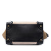 Celine Mini Tricolor Nubuck and Calfskin Luggage Tote Secondhand