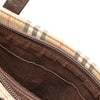 Burberry Haymarket Check Canvas Handbag Secondhand