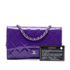 Chanel CC Quilted Patent Wallet On Chain Secondhand