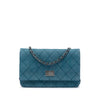 Chanel Quilted Caviar Nubuck Reissue 2.55 Wallet On Chain Secondhand
