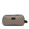 Gucci GG Supreme Double Zip Toiletry Case Secondhand