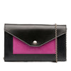 Celine Bicolor Leather Pocket Envelope Wallet On Chain Secondhand