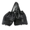 Secondhand Chanel CC Calfskin Dual Twin Chain Handbag