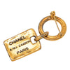 Chanel Gold Plated Rue Cambon Tag Brooch Secondhand