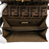 Fendi Zucca Canvas Flap Crossbody Secondhand