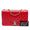 Chanel Medium Patent Coco Boy Flap Secondhand