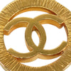 Secondhand Chanel Gold Plated CC Medallion Leather Woven Chain Belt