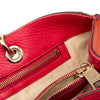 Gucci Medium Bicolor Calfskin Bamboo Shopper Satchel Secondhand
