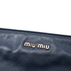 Miu Miu Studded Leather Zip Clutch Secondhand