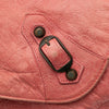 Balenciaga Lambskin Motocross Classic Folk Messenger Bag Secondhand
