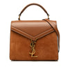 Saint Laurent Mini Suede and Calfskin Cassandra Top Handle Bag Secondhand