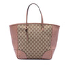 Gucci GG Canvas and Leather Bree Tote Secondhand