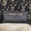 Dior Mini Oblique Canvas Saddle Bag Secondhand