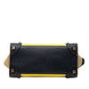 Celine Micro Tricolor Calfskin and Suede Luggage Tote Secondhand