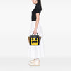 Celine Micro Tricolor Calfskin and Suede Luggage Tote Secondhand