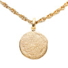 Secondhand Chanel CC Gold Plated Centaur Medallion Pendant Necklace