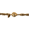 Secondhand Chanel CC Gold Plated Centaur Medallion Pendant Necklace
