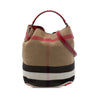 Burberry Medium Mega Check Canvas Ashby Bucket Bag Secondhand