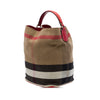 Burberry Medium Mega Check Canvas Ashby Bucket Bag Secondhand