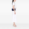 Fendi Zucca Embossed Technical Fabric Chain Midi Baguette Secondhand