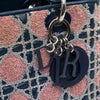 Dior Medium Lambskin And Tweed Cannage Lady Dior Secondhand