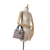 Dior Medium Lambskin And Tweed Cannage Lady Dior Secondhand