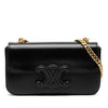 Celine Smooth Calfskin Cuir Triomphe Chain Shoulder Bag Secondhand