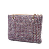 Chanel Quilted Lambskin and Tweed Double Case with Chain Secondhand