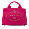 Prada Small Canvas Canapa Logo Satchel Secondhand