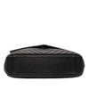 Secondhand Saint Laurent Large Chevron Sheepskin Monogram College Satchel