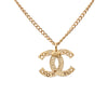 Chanel CC Gold Plated Star Cutout Pendant Necklace Secondhand