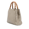 Gucci Small Calfskin Bamboo Shopper Satchel Secondhand