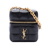 Saint Laurent Mini Lambskin Cassandre Cube On Chain Secondhand
