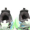 Balenciaga Track Panel Style Mesh and Nylon Sneakers in Green x Black, Size 36 EU Secondhand