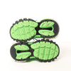 Balenciaga Track Panel Style Mesh and Nylon Sneakers in Green x Black, Size 36 EU Secondhand